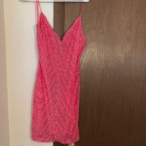 Windsor Pink Sequin Dress